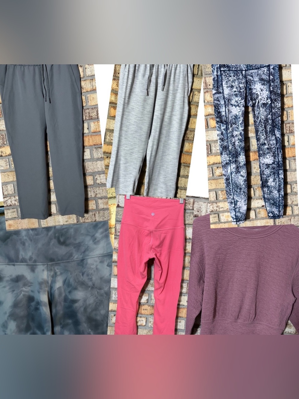 Lululemon Bundle Align Speed Up On The Fly Pants Leggings Shorts Sweater 4 7